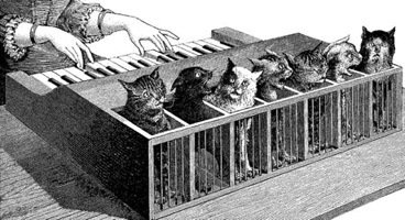 Cat Piano - By La Nature [Public domain], via Wikimedia Commons